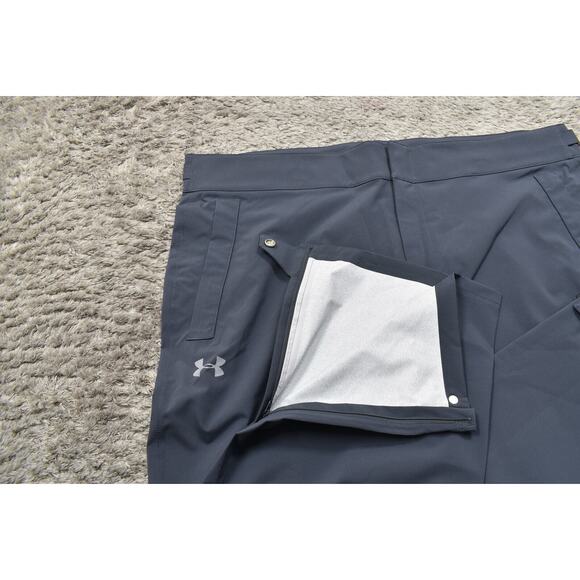 Under Armour Men's 2XL Gray Nylon Snow Pants - Preowned Loose Ski Snowboard - Picture 7 of 9